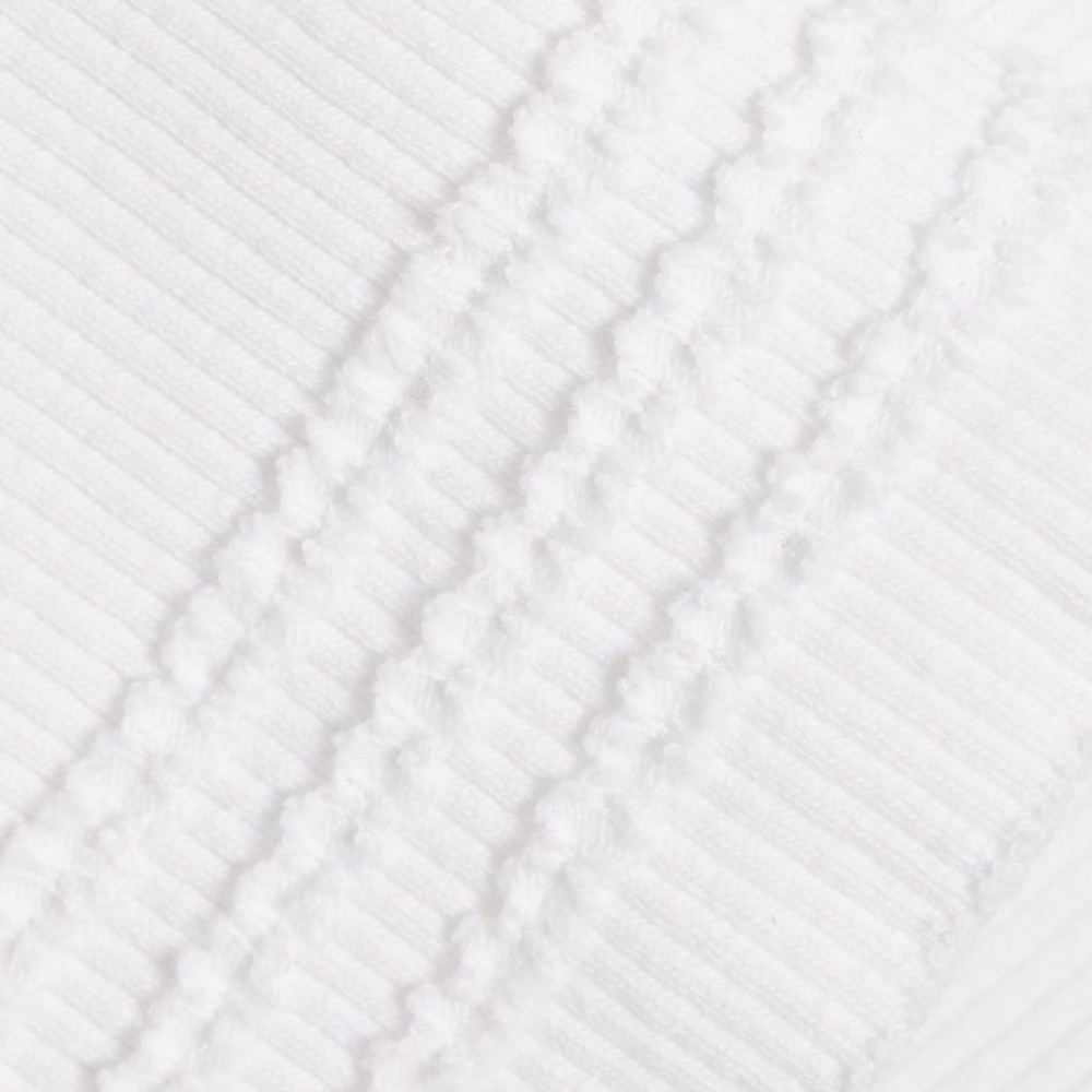 Chloe White Ribbed Tank Top - Picture 4 of 9
